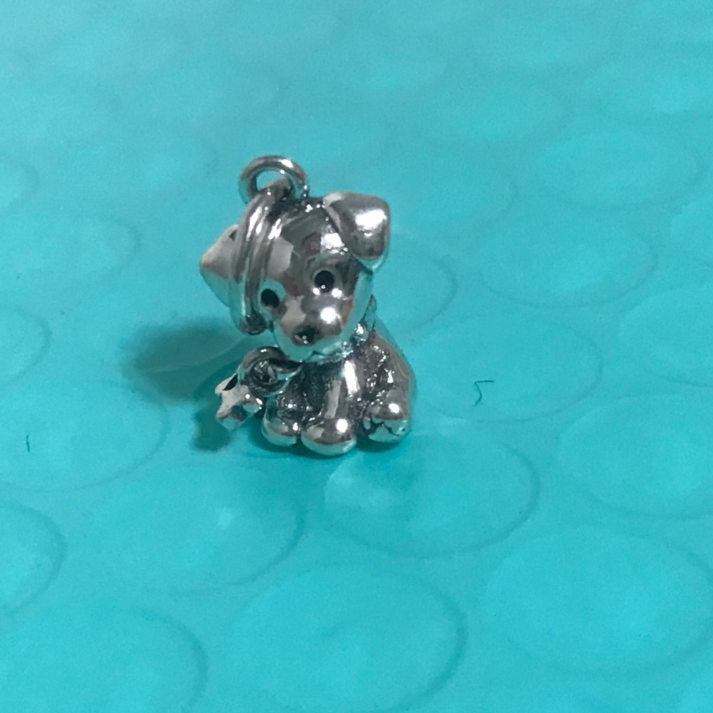 Pandora cute puppy  charm
